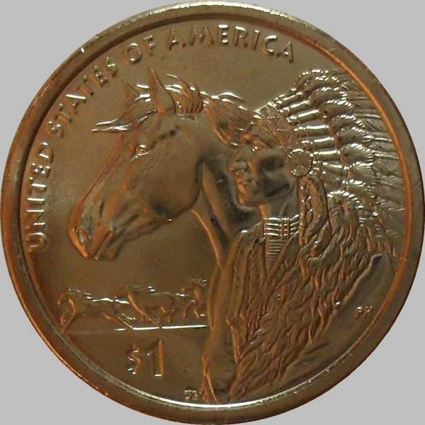 1 доллар 2012. Железный доллар с индейцем. 1 Доллар металлический. Монета никель США индеец.